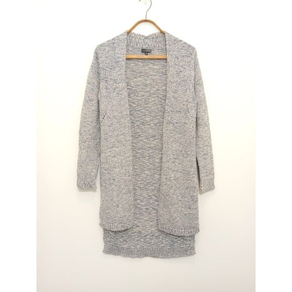 The Limited Sweaters - The Limited Women's Small Cardigan Sweater Marbled Blue